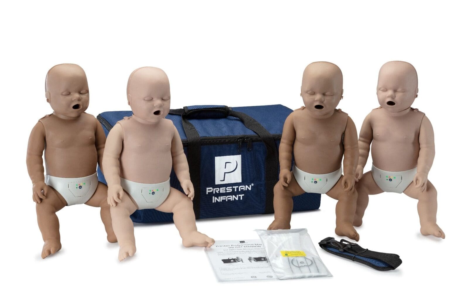 Prestan Professional Infant CPR-AED Training Manikins 4-Pack (With ...