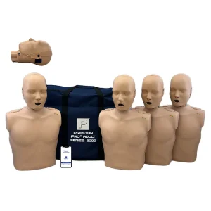 Prestan PRO+ Adult Series 2000 Manikin, 4 pack